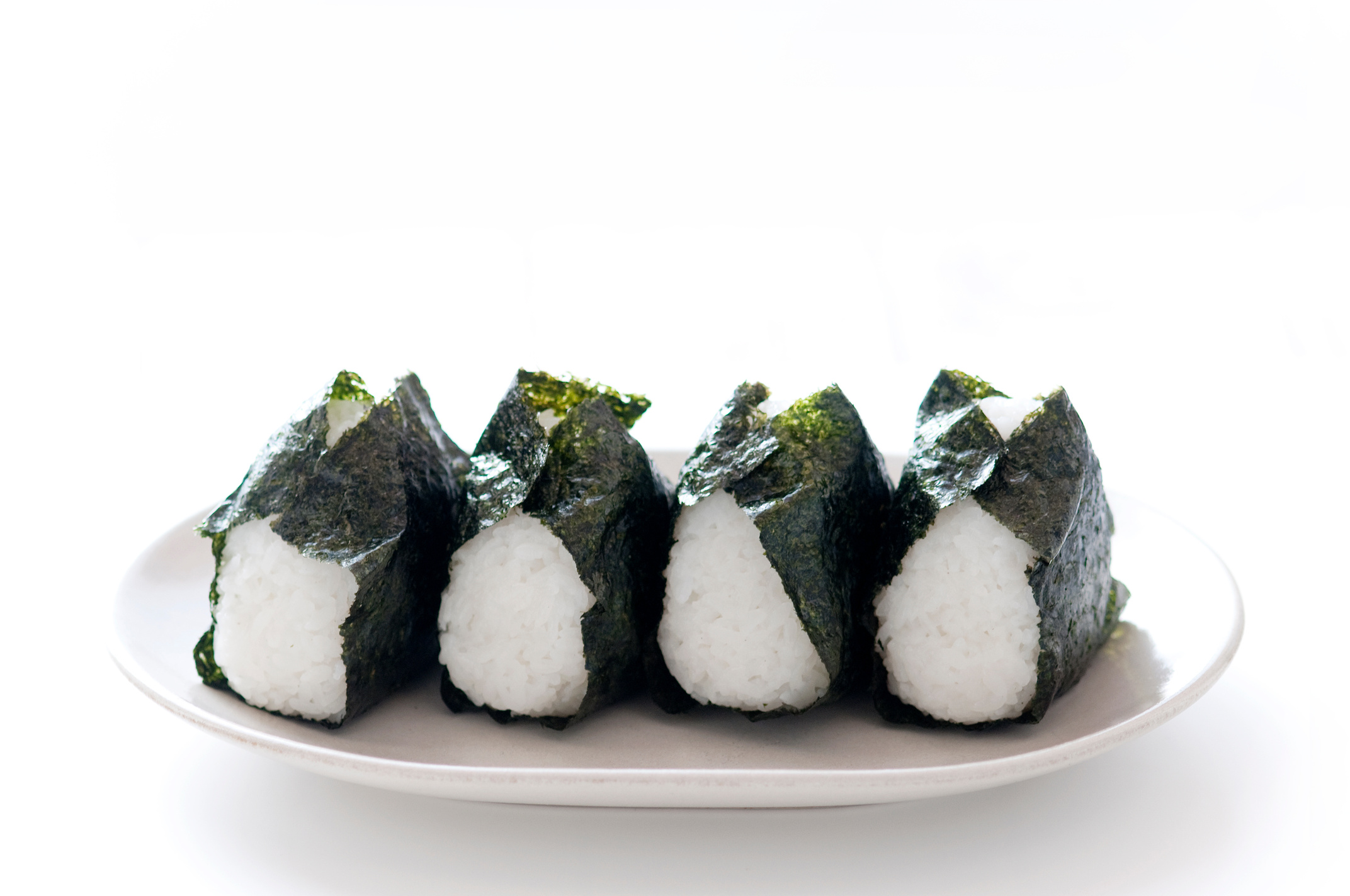 Onigiri rice ball with nori