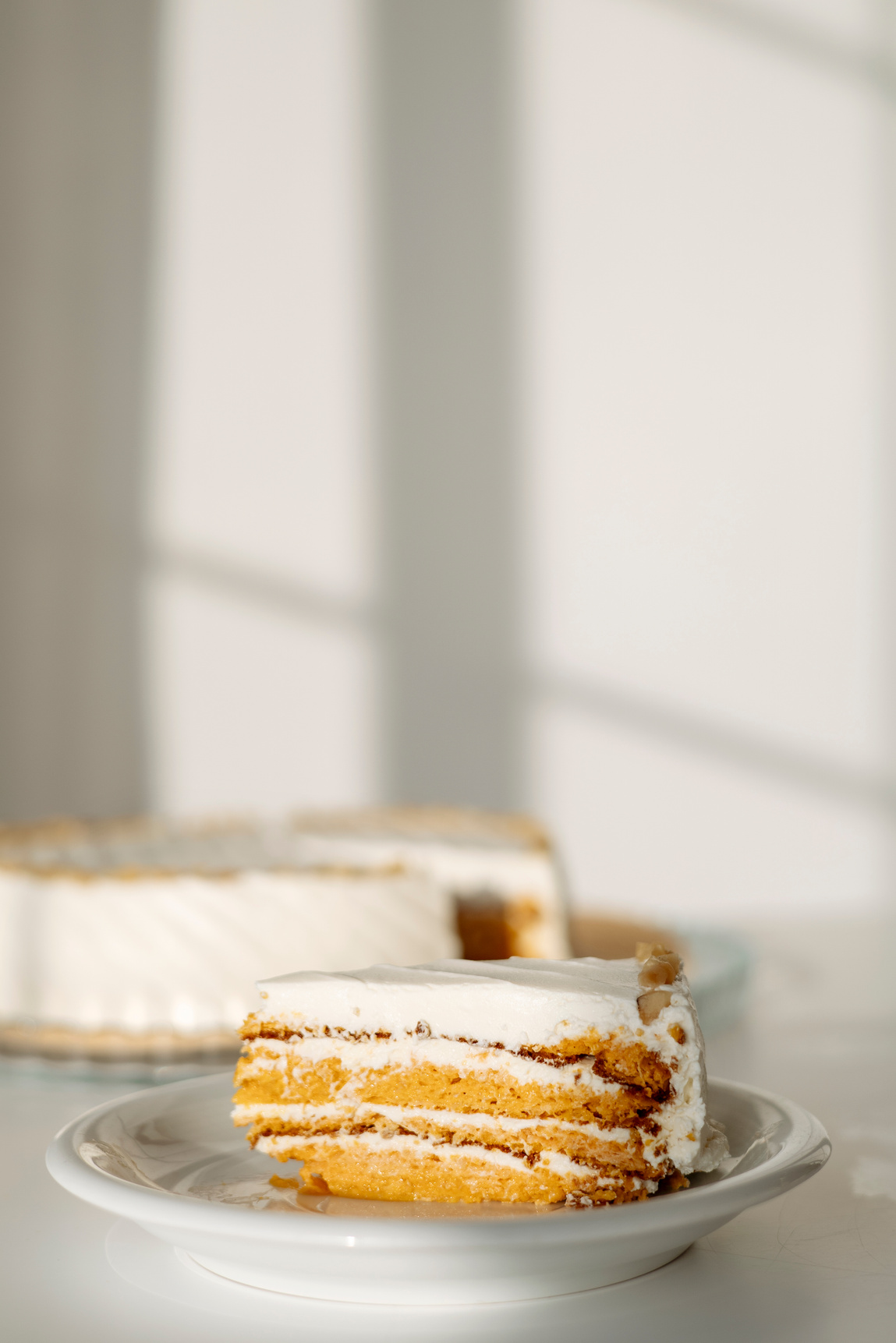 Close-Up Photo of a Slice of Cake